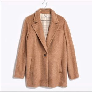 Madewell | Teddy brushed coat size 2